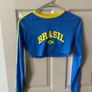 Edikted Blue and Yellow Top